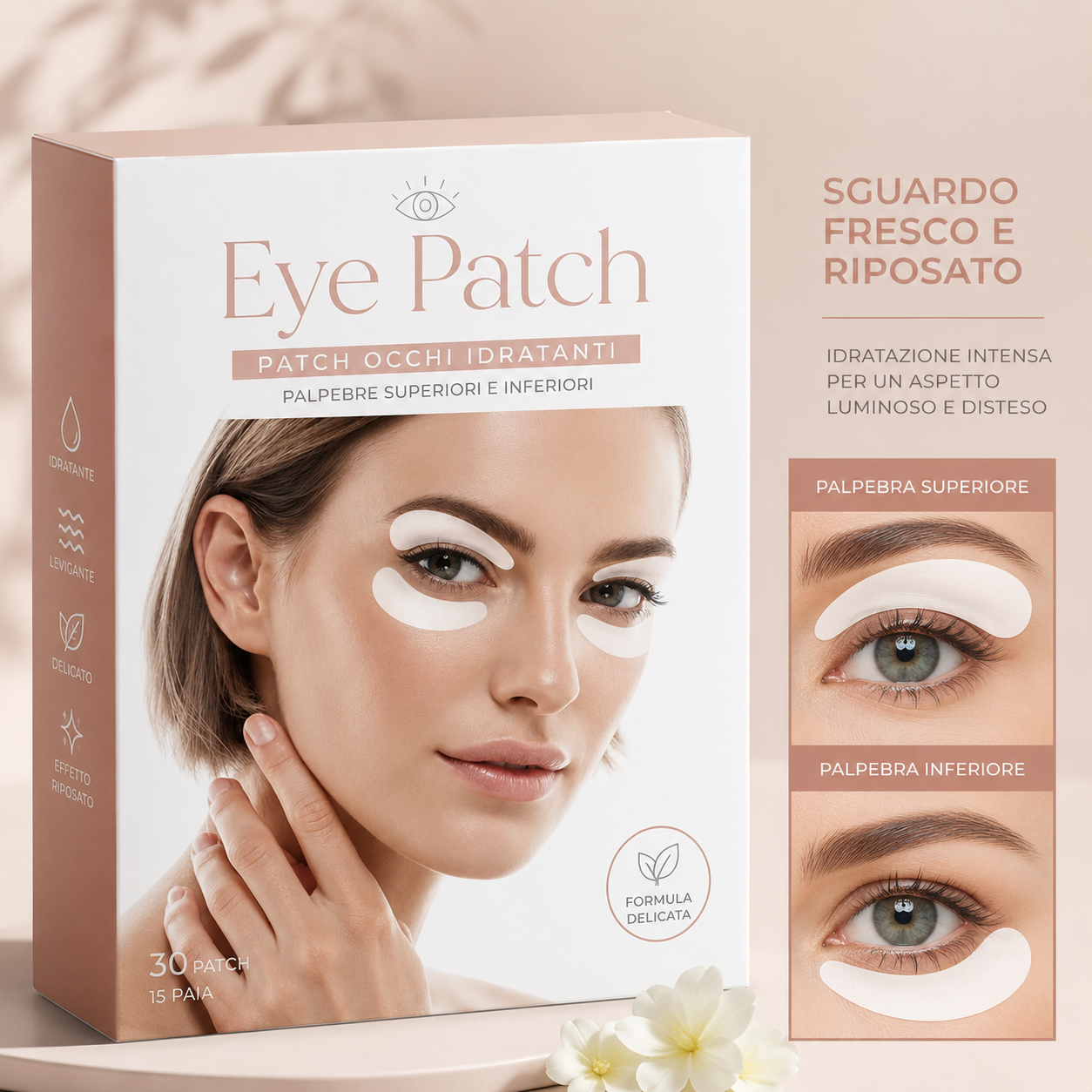EYE PATCH confezione e patch